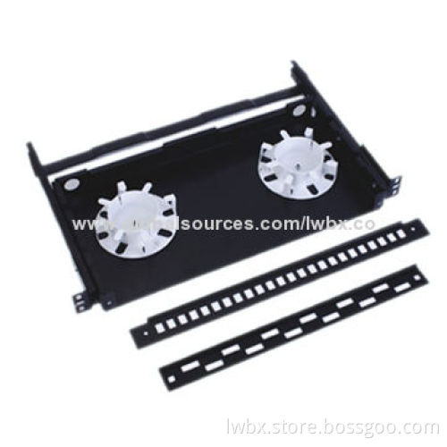 Adjustable LWL Splice Box 1U for 24xST/SC